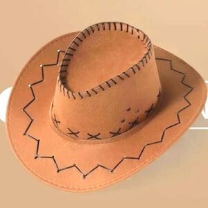 Stylish Light Coffee Cowboy Hat